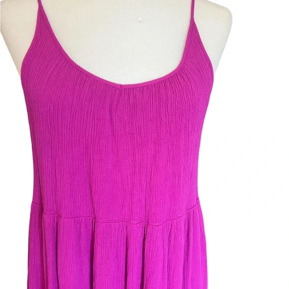 Loft magenta maxi dress-small petite - Picture 2 of 4